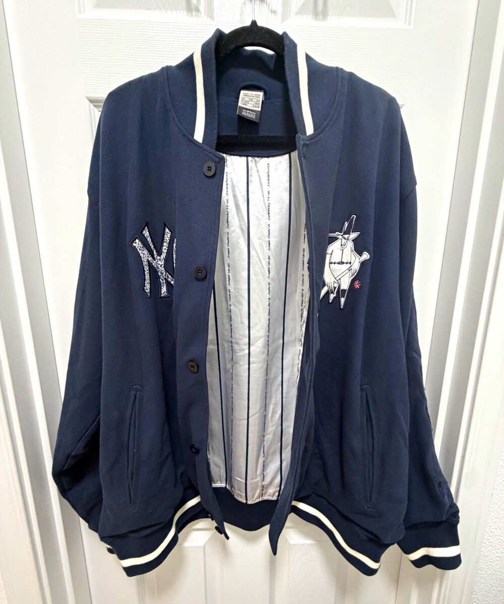 Rare New York Yankees MLB x Futura Collab Bomber Jacket, XXL Men’s, Vintage